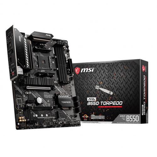 MSI MAG B550 TORPEDO AMD B550 ATX Motherboard