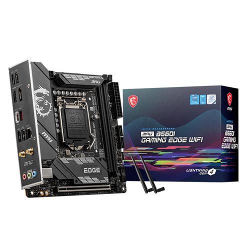 MSI MPG B560I GAMING EDGE WIFI Intel B560 Mini-ITX Motherboard