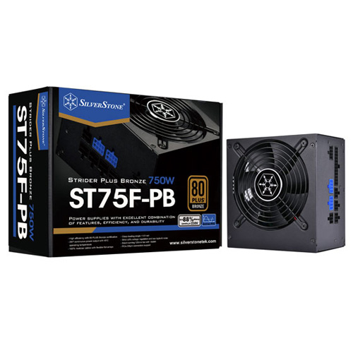 Silverstone Strider Series 750W 80+ BRONZE FULLY MODULAR SMPS SST-ST75F-PB