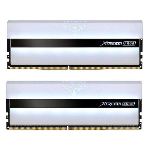 Team Group XTREEM ARGB 16GB (2X8GB) 3200 MHz White Memory TF13D416G3200HC16CDC01