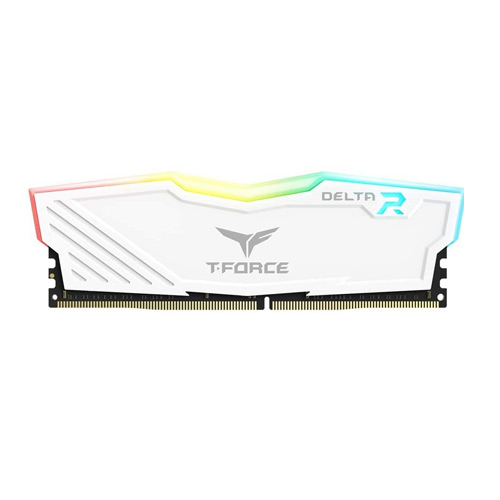 Team Group DELTA RGB 8GB (1X8GB) 3600 MHz White Memory TF4D48G3600HC18J01