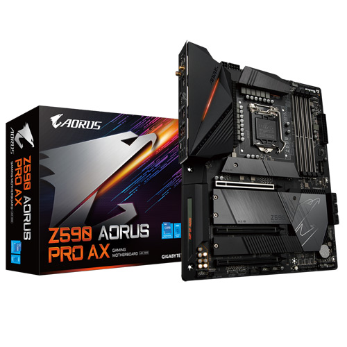 Gigabyte Z590 AORUS PRO AX Intel Z590 LGA 1200 Intel Motherboard