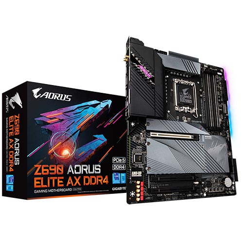 Gigabyte Z690 AORUS ELITE AX DDR4 Intel Z690 Chipset Motherboard