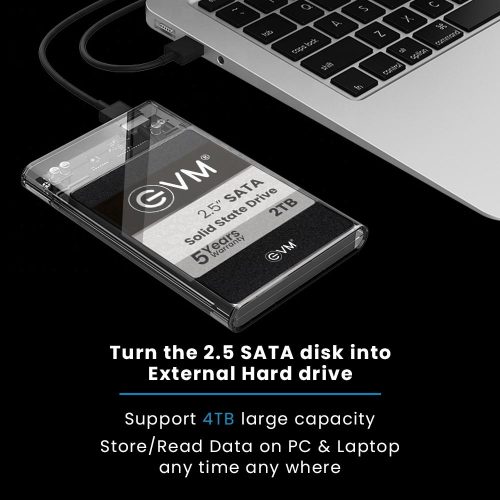 EVM 2.5" Sata SSD Casing High Speed USB 3.0 EVM-ESC/TP01
