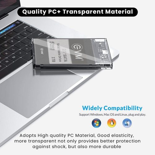 EVM 2.5″ Type-C Sata Casing High Speed USB 3.1 ESC/TP02