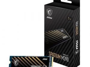 MSI Spatium M390 1TB M.2 NVMe Internal SSD SPATIUM-M390-1TB