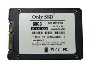OnlySSD 60GB SATA III 2.5 Inch Internal SSD PO-SSD-60GB
