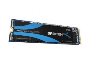 Sabrent 512GB ROCKET NVMe PCIe Gen3 x 4 M.2 2280 Internal SSD Solid State Drive SB-ROCKET-512