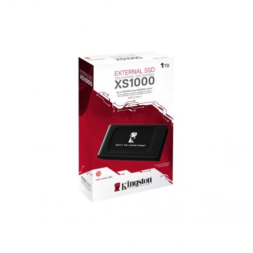 Kingston 1TB XS1000 USB-A 3.2 Gen 2 External SSD SXS1000/1000GA