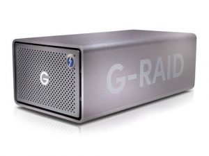 SanDisk Professional 8TB G-RAID 2 Enterprise Class 2-Bay Desktop Drive SDPH62H-008T-MBAAD