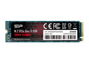 Silicon Power 256GB NVMe PCIe Gen3 x4 M.2 2280 SSD SP256GBP34A80M28