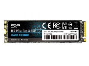 Silicon Power P34A60 256GB M.2 2280 PCIe Gen3 x4 TLC NVMe SSD SP256GBP34A60M28